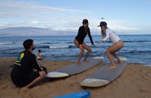 Group Surf Lessons from Kaanapali Beach