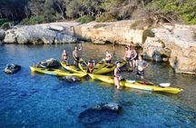 Porto Selvaggio kayak tour + cliff diving + cold spring immersion