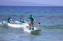 Group Surf Lessons from Kaanapali Beach