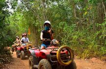Adventure tour on ATV with Zip Line and Cenotes in Mayan Jungle