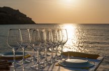 Lemnos wine and cheese pairing at sunset - private wine tasting