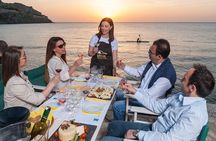 Lemnos wine and cheese pairing at sunset - private wine tasting