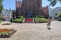 Kyiv centre overview walking
