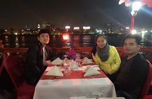 Dubai Marina Sightseeing Dhow Cruise Dinner