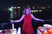 Dubai Marina Sightseeing Dhow Cruise Dinner