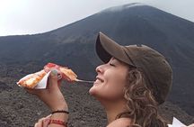 Pacaya Volcano Vistas + Enjoy Pizza Surrounded by The Volcano