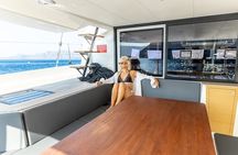 Majestic Catamaran Caldera Cruise with Snacks, Meal & Drinks