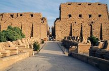 Hurghada :Day trip to Luxor:Balloon&West and East&Felucca& Dinner