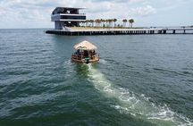 Tiki Boat - St. Pete Pier - The Only Authentic Floating Tiki Bar