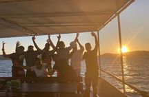 Split Riviera Panoramic Sunset Cruise with Summer Vibes on Boat