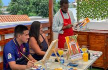 Brunch And Paint in a secret rooftop