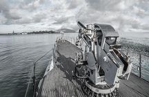 Battleships of World War II Departing from Waikiki Area