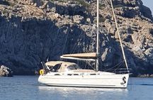Private sailing trip to Kallithea Thermes Bay and Antony Quinn Bay.