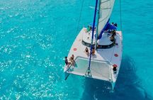 Isla Mujeres: Catamaran Tour with Snorkeling Food, Drinks, Beach