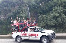 Crossing Island of Tahiti 4x4 Mountain, Waterfall, River, Basins