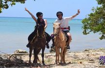 Horseback Riding, ATV and Ocean Zip lining combo from Montego Bay 