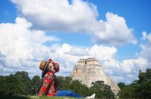 Private Tour of Uxmal and Cenote Hacienda Mucuyche 2 cenotes