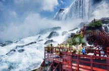Niagara Falls USA Tour: Boat Ride, Cave, Light Show & Fireworks 
