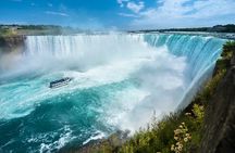 Niagara Falls USA Tour: Boat Ride, Cave, Light Show & Fireworks 