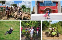 FULLDAY ADVENTURES TOUR: Buggies, Horseback Riding, Ziplining. City Tour...