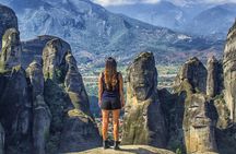 Meteora, monasteries, Theopetra cave 130000bc & 300 battlefield