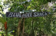 Horseback Ride, Bamboo Rafting and Bluehole/Secret Falls Tour from Montego Bay