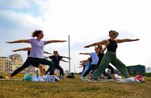 Outdoor Yoga Class at Brighton's Sea front