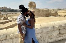 Full-Day Trip Giza pyramids & Egyptian museum From Sharm El-sheikh by plane