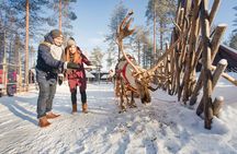 Santa Claus Village: Husky and Reindeer Combo with Hotel Transfer
