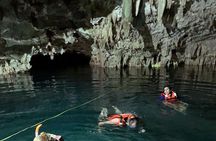 Tulum E-Bike Jungle Zip Line/Repel Snorkel Cenote + Lunch