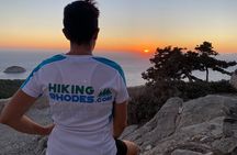 Small Group Hiking Sunset in Monolithos