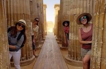  Day Tour: Giza pyramids & Sphinx & Sakkara and Memphis& Camel