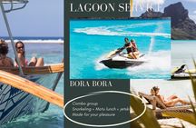 Combo snorkeling + motu lunch + jet ski group tour full day 
