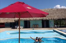 Mud volcano, and Swimming pool from Cartagena