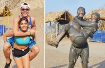 Mud volcano, and Swimming pool from Cartagena