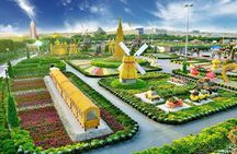 Tour of Miracle Garden with Global Village Dubai