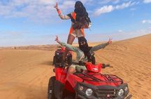 Dubai Dinner Desert Experience with 01 Hour quad bike and camel ride 