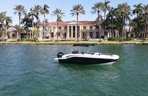 Private Boat Tour Adventure in Miami Celeb Homes, Snorkeling, Fun