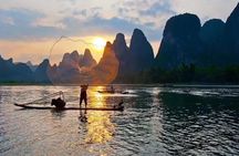 Xianggong Hill Cormorant fishing show Fuli ancient bridge DayTour