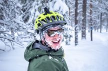 Scenic electric fat bike group ride in Rovaniemi
