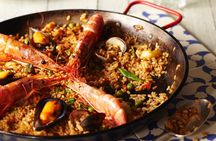 Barcelona Paella Cooking Class overviewing Las Ramblas