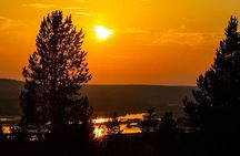 Midnight Sun ATV Ride During the Golden Hour from Rovaniemi 