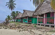 2D/1N Oceanfront Cabin, Private Bath in San Blas INCLUDING Day Tour + Meals