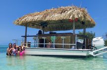 Private 2-Hour Tiki Boat Party in Key West & Mini Sandbar