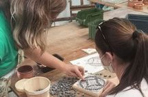 Make your own Athenian Mosaic art piece souvenir to take home in just 3 hours!