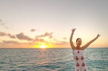 3 hour Glow Worm Sunset Cruise from Providenciales