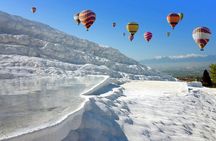 Pamukkale Full-Day Tour with Hot Air Balloon Ride from Marmaris