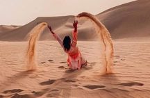 Private Morning Desert Safari: Camel Ride, Sandboarding Adventure