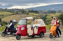 Tuscany Vespa & Wine Tour, lunch, medieval villages, wine tasting