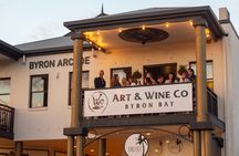 Adults Art and Wine Class in Byron Bay